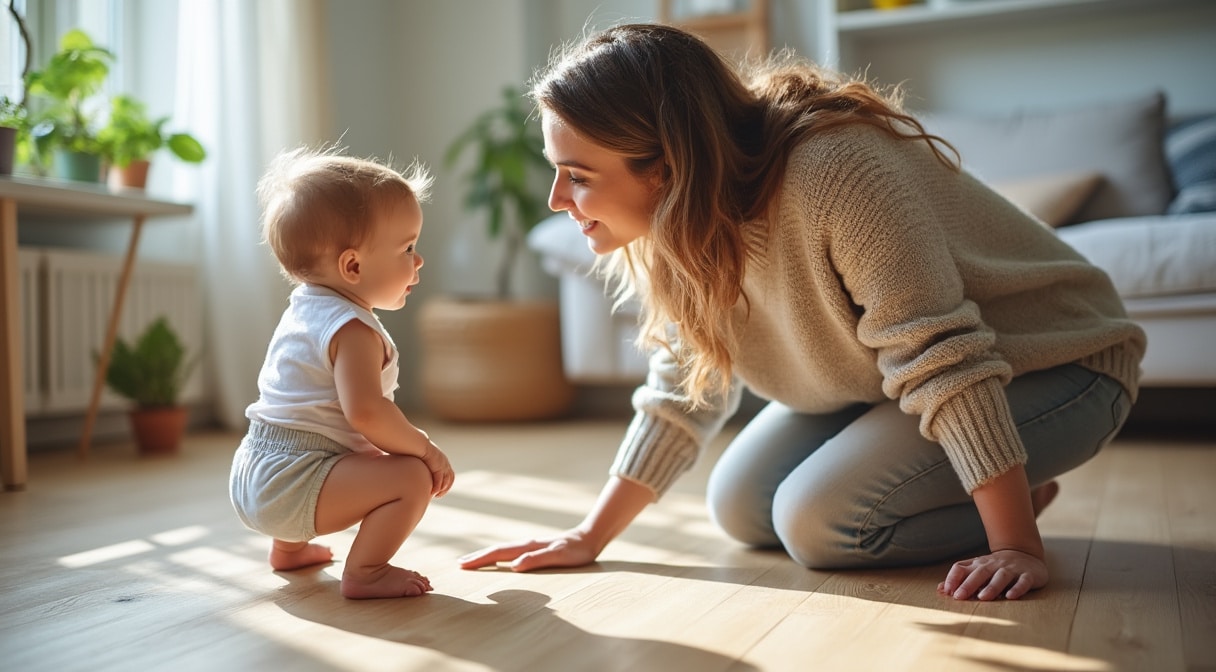 À quel âge bébé marche-t-il ? Les grandes étapes motrices