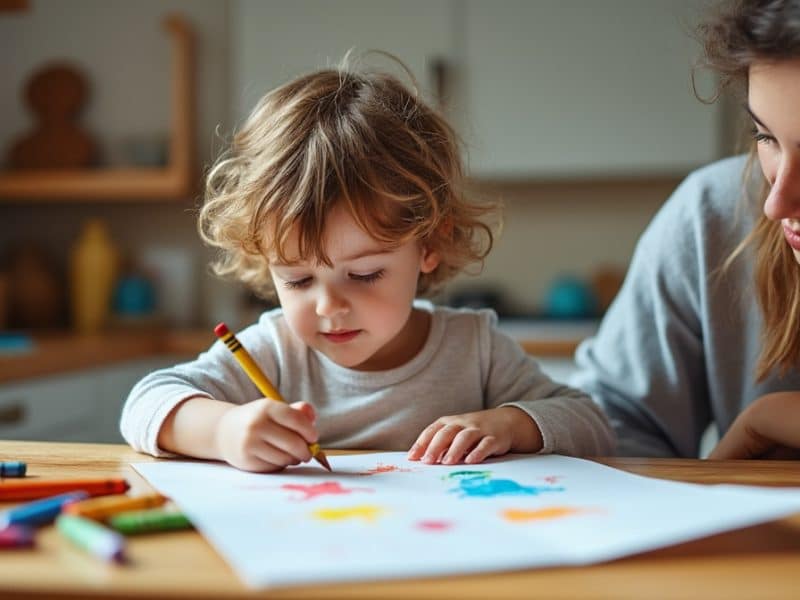 Le dessin de l&rsquo;enfant : ce que révèlent les étapes, du gribouillage au bonhomme