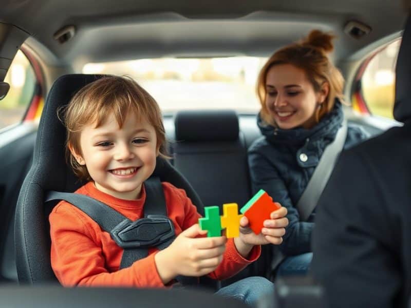 Occuper un enfant en voiture : des jeux sans écran